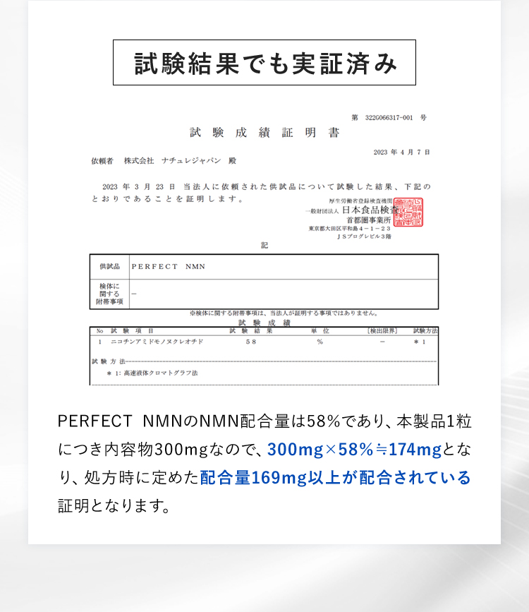 試験結果実装済み